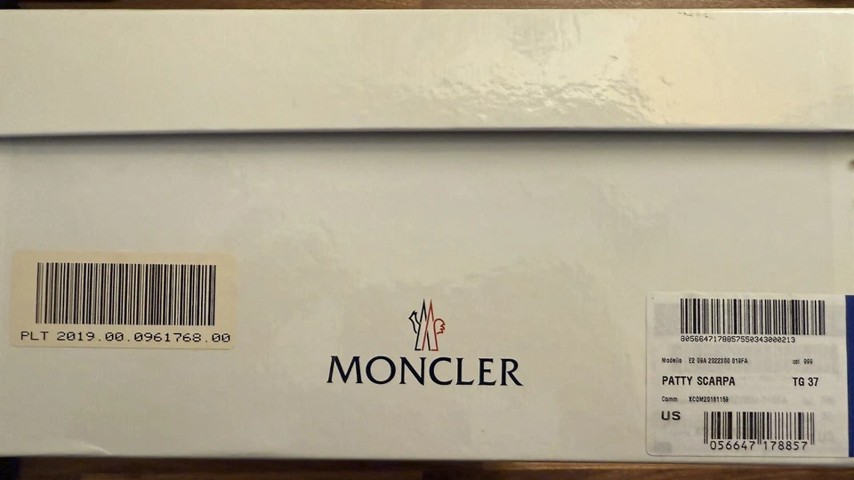 Moncler Mujeres Cuero Botas de Senderismo 37 Foto 4 de 4