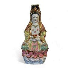 Bodhisattva Kwanyin Buddha Figur Porzellan Guanyin Statue alte China Skulptur