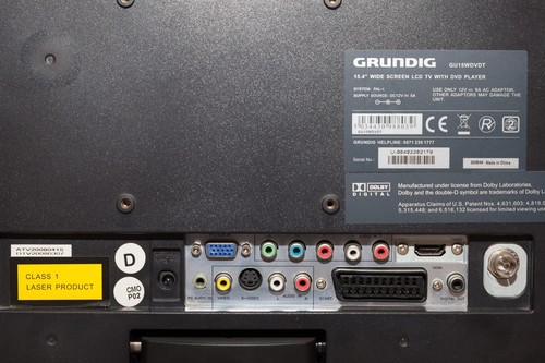 Grundig GU15WDVDT 15.4″ LCD TV/DVD Combo with Remote – Multi‑Input - Picture 4 of 24