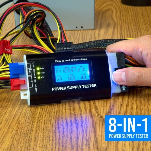 Probador De Fuente De Alimentacion Para Computadora De Pc Pantalla Lcd - Bild 6 von 8