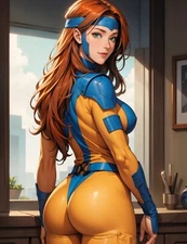 "Jean Grey X-Men '97" 8.5x11 Fine Art Print Limited to 20 Hand-Numbered Copies