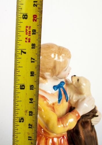 Royal Doulton Age of Innocence Figure 'Puppy Love' HN3371 - Eu Made - Picture 8 of 8