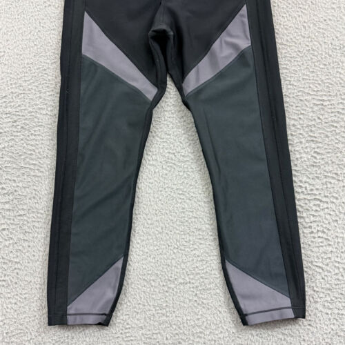 Under Armour Leggings Womens XL Heat Gear Ankle Crop Black Compression Athletic - Picture 2 of 10