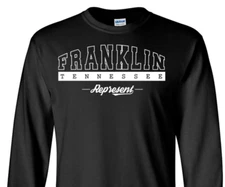 Franklin Tennessee State T-Shirt Long Sleeve Graphic tee Unisex apparel Text