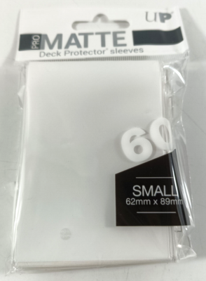 Yu Gi Oh 60 Card Sleeves Small Ultra Pro Matte White 62x89mm | eBay Yu Gi Oh 60 Card Sleeves Small Ultra Pro Matte White 62x89mm | eBay