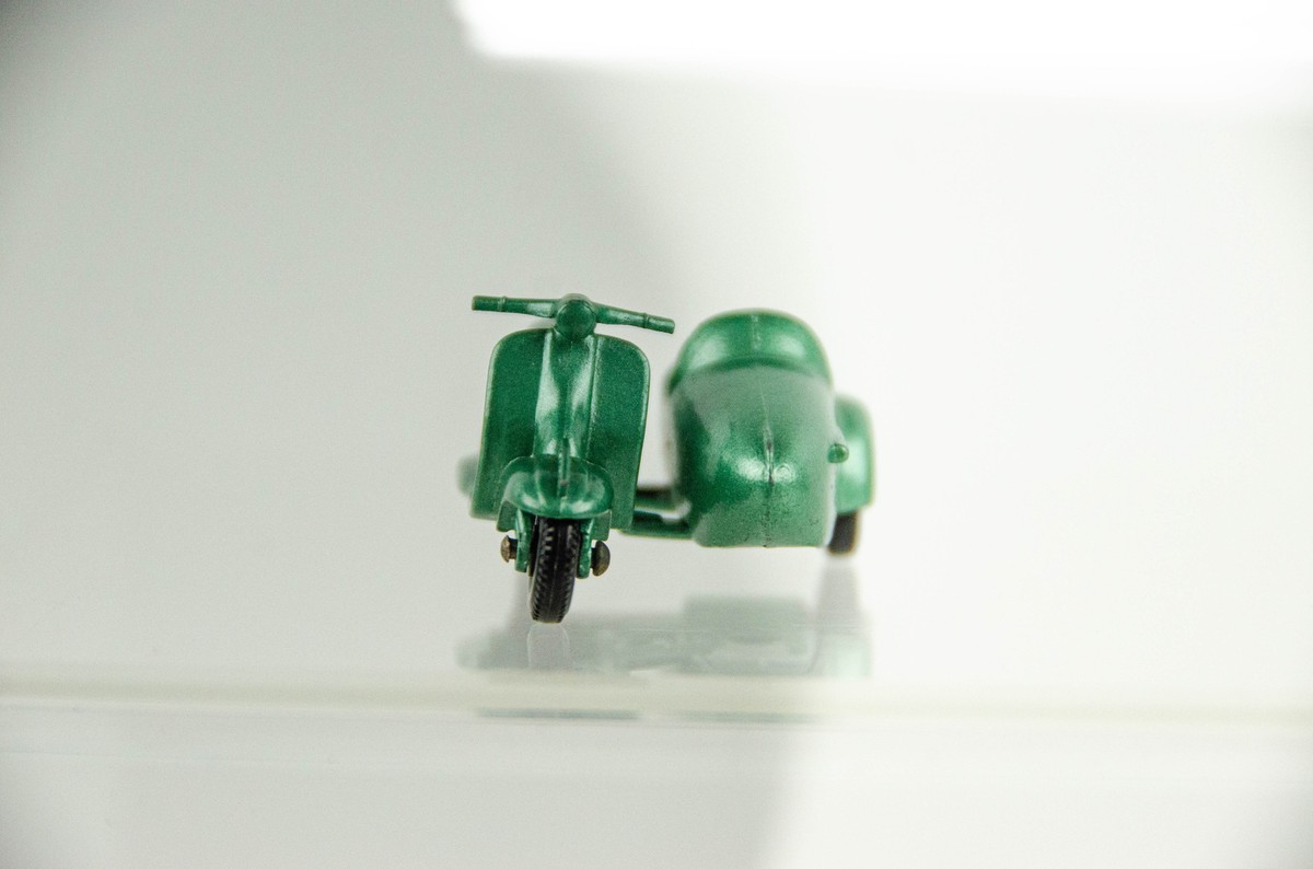 Vintage Matchbox Lesney No. 36B Lambretta Scooter & Sidecar Mint