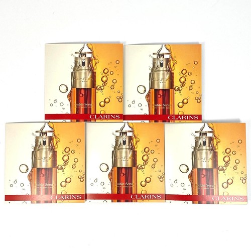 Clarins Double Serum Hydric + Lipídico Sistema Muestra 0.9 ml / 0.03 fl oz Lote de 5 - Imagen 2 de 7