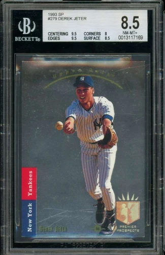 Derek Jeter Rookie Card 1993 SP #279 BGS 8.5
