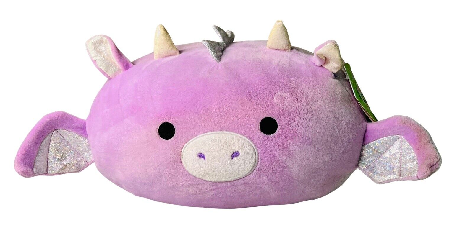Squishmallows Kellytoy Easter Plush Dina the Purple Dragon Stackable 12" NWT