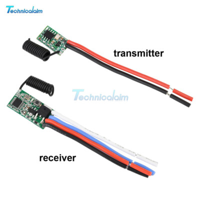 DC3-24V Universal 433MHZ Wireless Remote Control Transmitter Receiver Module Kit