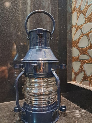 Antique Maritime Ship Lantern Nautical Boat Light Vintage minors Oil Lamp. - Picture 3 of 9