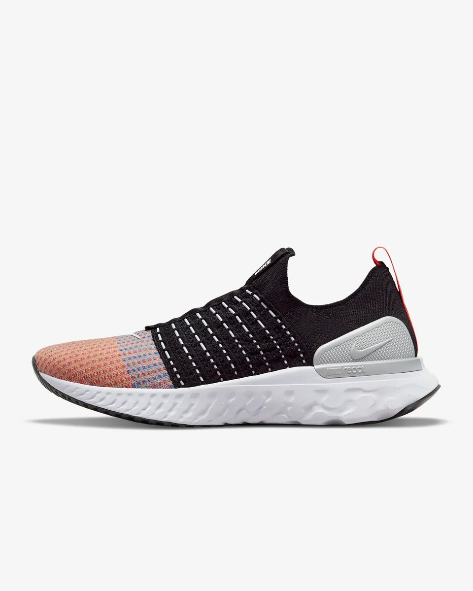 Nike React Phantom Run Flyknit Black White DQ7647 001 Men