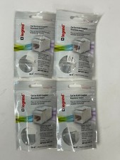 LOT OF 4 Legrand On-Q Cat 5e RJ45 Keystone Co...
