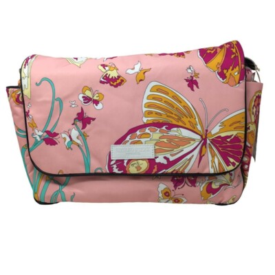 EMILIO PUCCI Wickeltasche mit Blumenmuster
