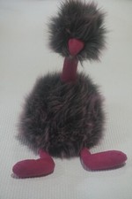 Jellycat Grey PomPom Ostich Emu Bird -  Large Soft Plush Toy - 21"