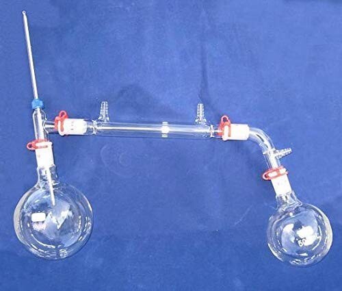 ABGIL BOROSILLICATE GLASS DISTILLATION ASSEMBLY WITH THERMOMETER - Picture 1 of 3