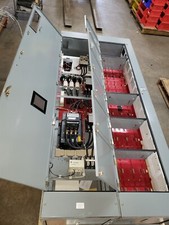 (2) Allen Bradley MCC 800/300 Sections 75HP Soft Start Fan Control & (1) Empty 