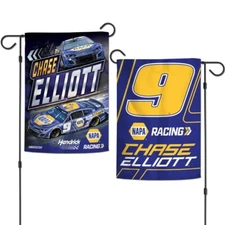 Chase Elliott Wincraft 2025 #9 NAPA Auto Parts Double Sided 12x18 Garden Flag