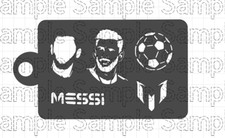 Soccer Messi - Face Painting STENCIL