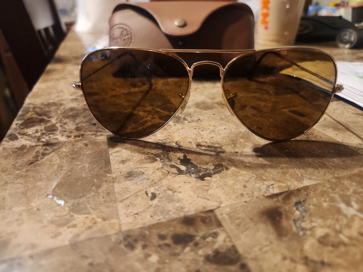 Ray ban rb3025 brown on sale