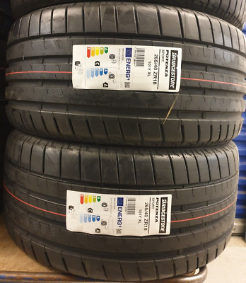 2X NEW TYRES BRIDGESTONE POTENZA SPORT 265/40 ZR18 XL 101Y