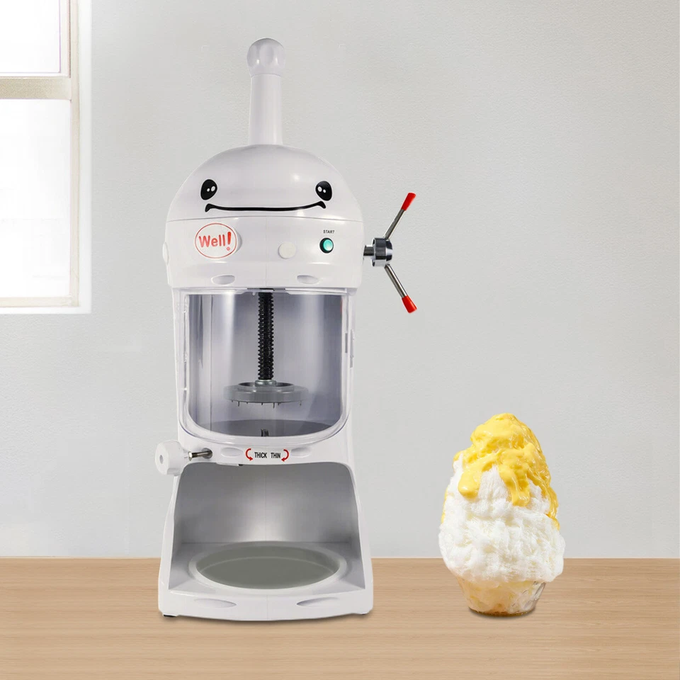 Ice Cub Máquina de Hielo Afeitado Comercial Máquina de Hielo Máquina de Cono de Nieve Premium 350W Foto 4 de 4