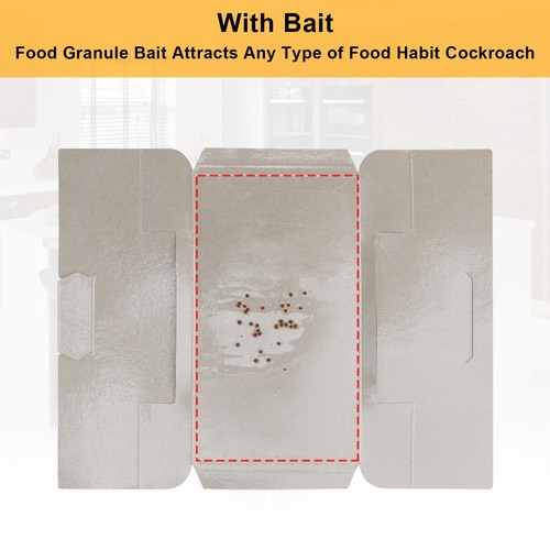 5~30PCS Pest Roach Glue Trap Cockroach Killer Bait Catchers Indoor Office Motel - Picture 77 of 156