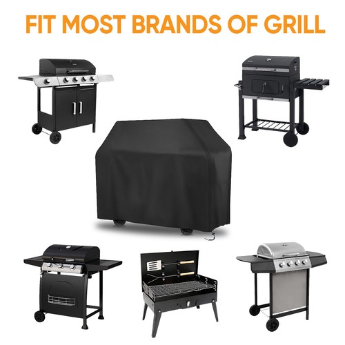 Waterproof Outdoor Barbecue BBQ Gas Grill Cover 210D Heavy Duty Anti-UV 67 Inch - Picture 12 of 13