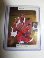 1995-96 UD SP #42 Pistons Allan Houston Basketball Card