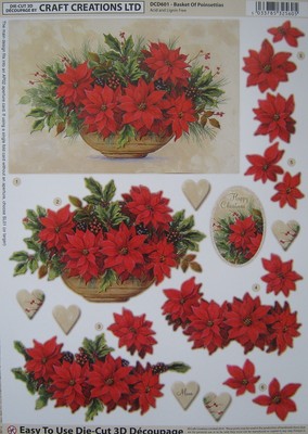 Craft Creations Easy To Use Die-Cut 3D Decoupage Rugby DCD626
