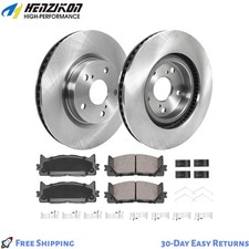 Front Disc Brake Rotors Brakes Pads For Lexus Es300h Es350 Toyota Camry Avalon