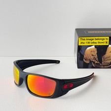 Oakley Fuel Cell OO9096 Polarized Sunglasses Matte Black Ruby Iridium Lens