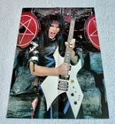 MÖTLEY CRÜE 1983 MICK MARS Swedish Poster Music Magazine Okej 1980s Vintage