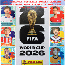2026 Panini FIFA World Cup Stickers USA EDITION #USA1 - #TUN20