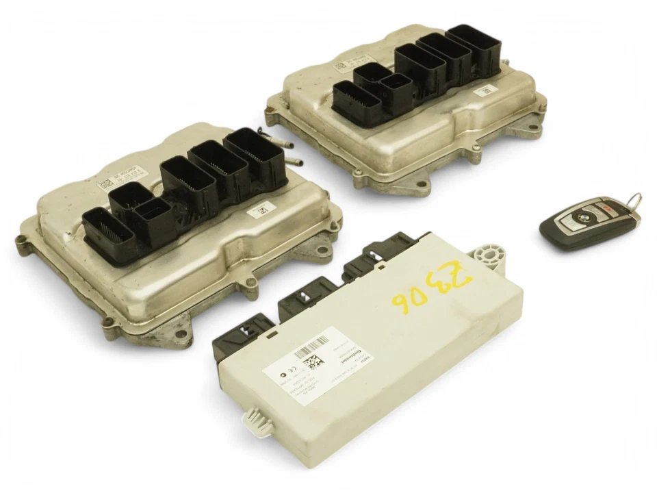 BMW 650I F06 F12 2013-2014 4,4 ECU MOTOR BLOQUEO MÓDULO DE CONTROL CON LLAVE Foto 2 de 4