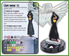 DC Heroclix LADY SHIVA - 020 - UNCOMMON Fight For Gotham City Set
