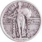 1920 US Standing Liberty Quarter - Fine