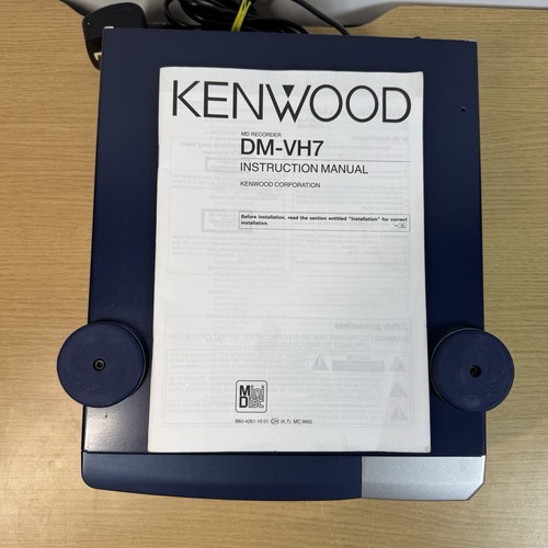 Kenwood DM-VH7 Minidisc Deck Lettore Registratore Hi-Fi Stereo Y2K Funzionante - Foto 2 di 15