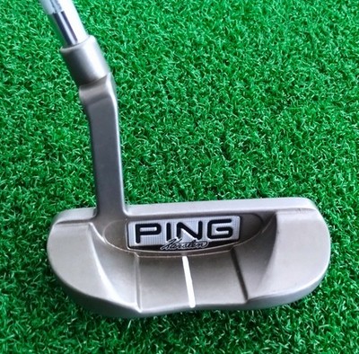 Ping B60 Karsten Putter 35'' - Black Dot w/ New White Laced Grip Master Jumbo 3.0