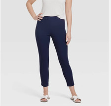 Women's High-Rise Skinny Ankle Pull-On Pants - A New Day Size 2 Navy NWT