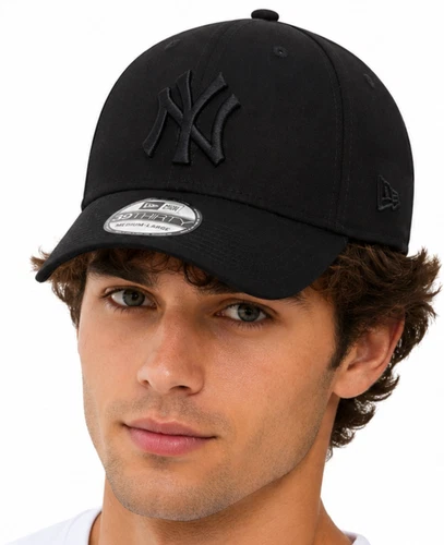 New York Yankees New Era 39Thirty League Basic Black Stretch Fit Baseball Cap