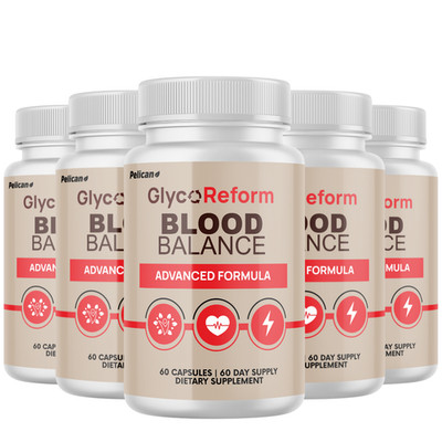 Glyco Reform Blood Balance- Blood Support- 5 Bottles- 300 Capsules