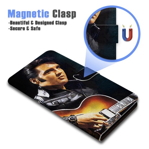 ( For Samsung S25 ) Wallet Flip Case Cover PH26669 Elvis Presley - Picture 3 of 7