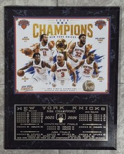 New York Knicks 2025-2026 NBA CHAMPIONS 12X15 PLAQUE With SCORES
