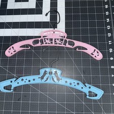 Vintage 1950 s Child's Plastic Hanger - Set Of 2