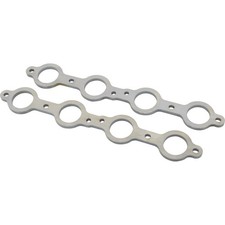 Header Flange Plates Round Port 1-34 Inch Fits Chevy Ls1