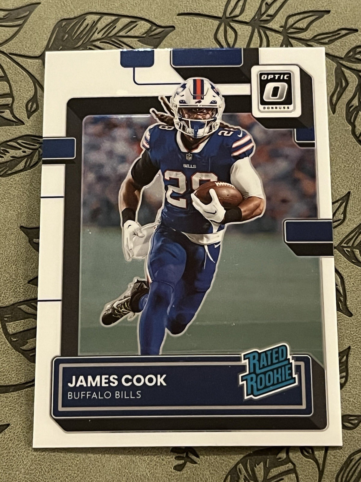 2022 Panini Donruss Optic Rated Rookie #215 James Cook (RC)