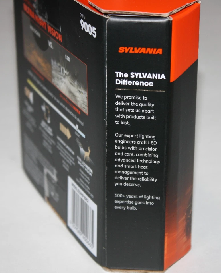 Sylvania LED ULTRA 9005 2 Bulbs 6000K Powersports Fog Use Only NEW - Изображение 4 из 4