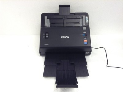 Epson DS-860 J351A Color Document Scanner ADF 84K Scans, No Ac Adapter WORKING