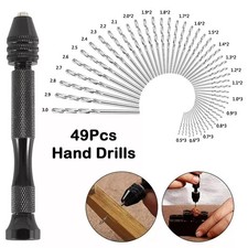 49X Mini Tiny Micro HSS Twist Drill Bit Set 0.5mm-3.0mm Hand Model Craft DIY Kit